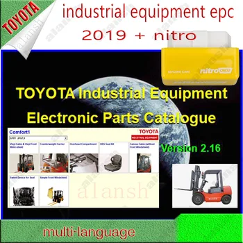 для вилочного погрузчика Toyota Industrial Equipment Electronic Parts Catalogue версии V2.16, Т.Е. EPC с Nitro